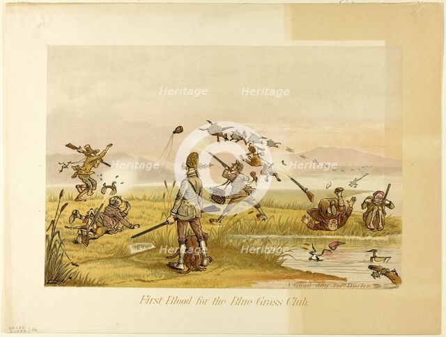 First Blood for the Blue Grass Club, n.d. Creator: Augustus Hoppin.
