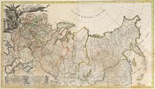 First General Map of the Russian Empire, 1745. Artist: Anonymous master