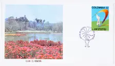 First day cover for World Cup Golf championship, Colombia, 1980. Creator: Unknown