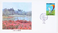 First day cover for World Cup Golf championship, Colombia, 1980. Creator: Unknown
