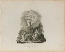 First edition of The Requiem in D minor, K. 626 by Wolfgang Amadeus Mozart, c. 1800. Creator: Anonymous