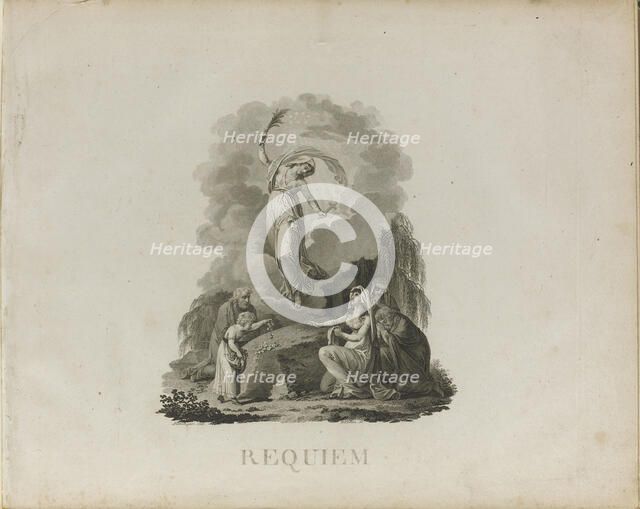 First edition of The Requiem in D minor, K. 626 by Wolfgang Amadeus Mozart, c. 1800. Creator: Anonymous.