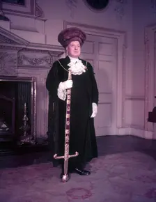 First Esquire William T. Boston, Swordbearer, Lord Mayor's Household Officers, London, c1953. Creator: Arthur Charles Kirby Ware