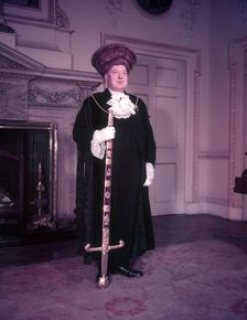 First Esquire William T. Boston, Swordbearer, Lord Mayor's Household Officers, London, c1953. Creator: Arthur Charles Kirby Ware