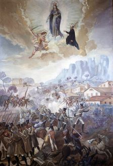 First fight and victory of the Bruc on June 6, 1808