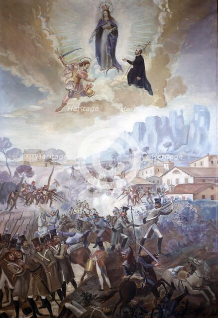 First fight and victory of the Bruc on June 6, 1808.