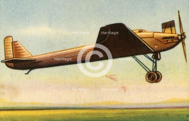 First flight of the Junkers Ju 49 plane, 2 October 1931, (1932).  Creator: Unknown.