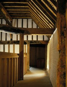 First Floor Gallery, Medieval Merchant's House, French Street, Southampton, Hampshire, 1988. Artist: Paul Highnam