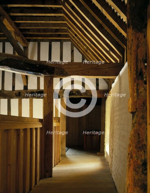First Floor Gallery, Medieval Merchant's House, French Street, Southampton, Hampshire, 1988. Artist: Paul Highnam