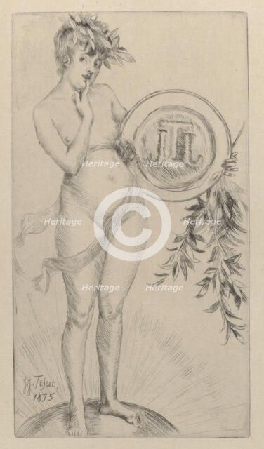 First Frontispiece (with the Monogram), 1875. Creator: James Tissot.