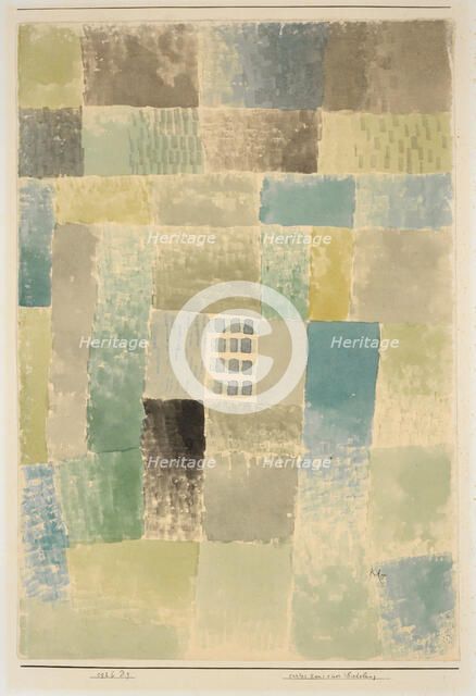 First house of a settlement, 1926. Creator: Klee, Paul (1879-1940).