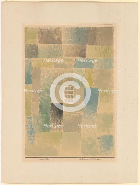 First House of a Settlement, 1926. Creator: Paul Klee.