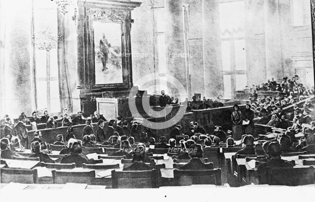 First Imperial Duma in session on 1917 March 17, 1917.