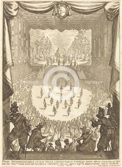 First Intermezzo, 1617. Creator: Jacques Callot.
