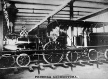 First locamotive, Cuba, 19th century