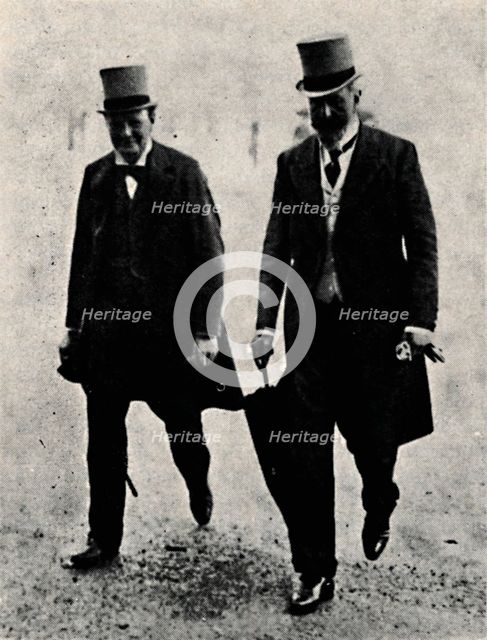 'First Lord of the Admiralty and First Sea Lord', 1914, (1945). Creator: Unknown.