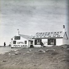First & Last House in England, Land's End, Cornwall, c1955. Creator: Arthur Charles Kirby Ware