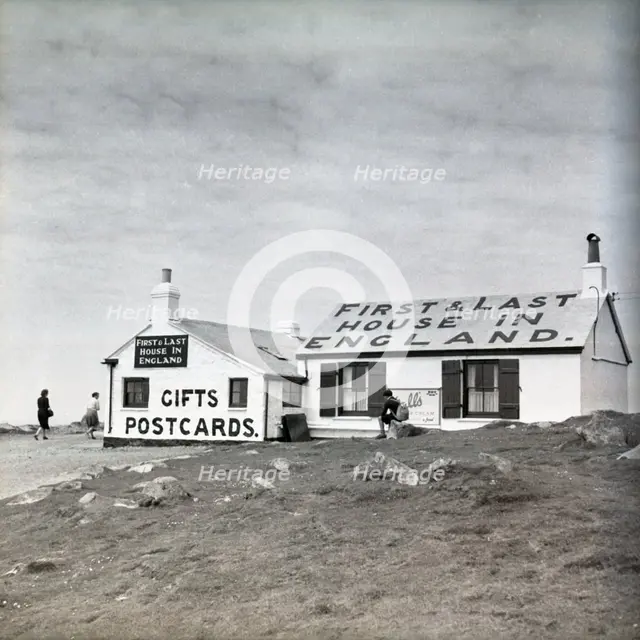 First & Last House in England, Land's End, Cornwall, c1955. Creator: Arthur Charles Kirby Ware.