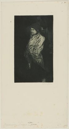 First Little Night Piece, 1898. Creator: Theophile Alexandre Steinlen