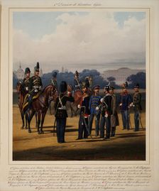 First Light Cavalry Division, 1867. Artist: Piratsky, Karl Karlovich (1813-1889)