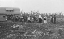 First line at Anchorage Post Office, between c1900 and c1930. Creator: Unknown