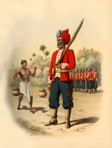 First Madras Pioneers 1890. Creator: Godfrey Douglas Giles