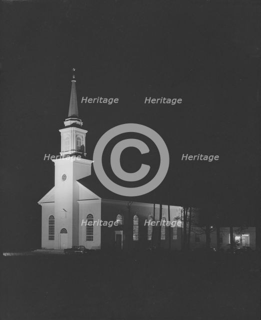 First Methodist Church, Elkin, North Carolina, 1960. Creator: Gottscho-Schleisner, Inc.