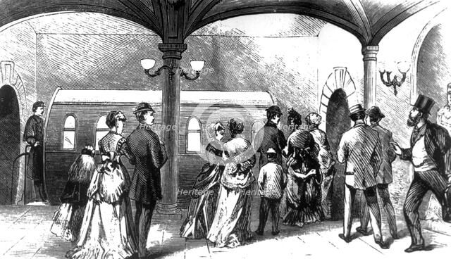 First New York Subway, USA, 1870. Artist: Unknown