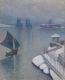 First Snow, 1896. Creator: Vaino Blomstedt