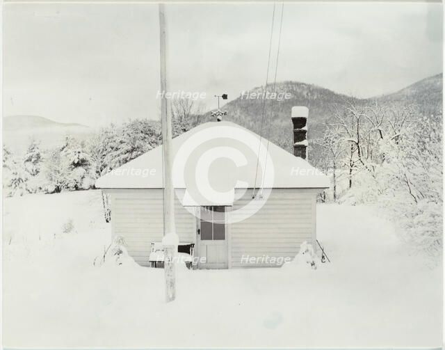 First Snow and the Little House, 1923. Creator: Alfred Stieglitz.