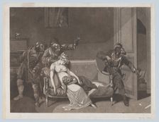 First Scene of Thieves, ca. 1805. Creator: Gror