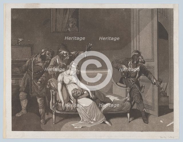 First Scene of Thieves, ca. 1805. Creator: Gror.