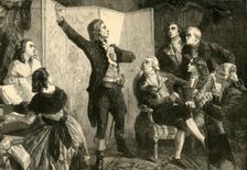 First Singing of the "Marseillaise" by Rouget De Lisle (1792), 1890. Creator: Unknown