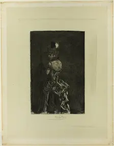 First Step, 1883. Creator: Félicien Rops