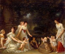 First Steps, 1788. Creator: Marguerite Gerard