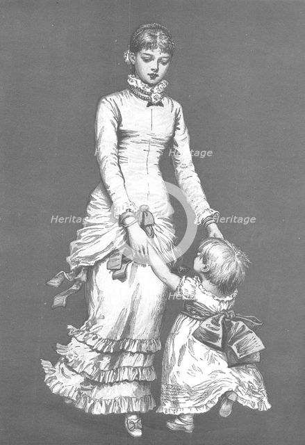 First Steps, 1880. Creator: Unknown.