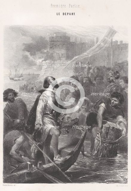 First Part, the Departure, ca. 1830-60. Creator: Célestin Nanteuil.