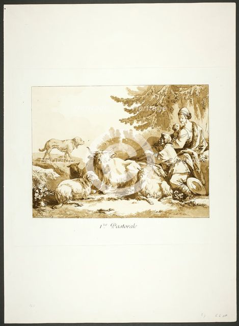 First Pastoral, 1769. Creator: Jean Baptiste Le Prince.