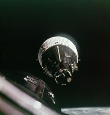 First rendezvous in space, 15 December 1965. Creator: NASA