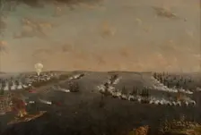 First Russo-Swedish Battle of Rochensalm on August 24, 1789, c. 1790. Creator: Schoultz, Johan Tietrich (1754-1807)