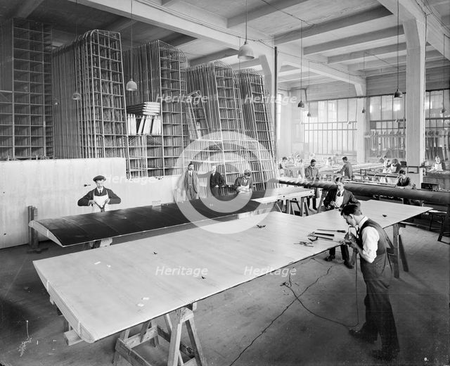 First World War Aircraft Works, Waring & Gillow, Hammersmith, London, 1914-1918. Artist: Bedford Lemere and Company
