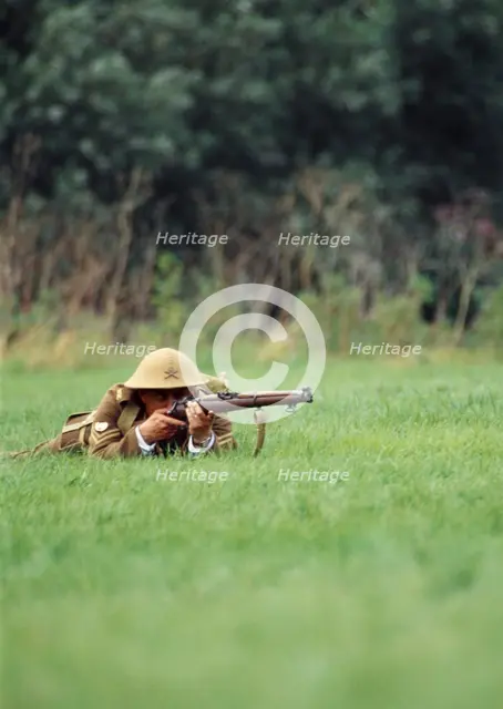 First World War re-enactment event, Festival of History, Stoneleigh Park, Warwickshire, 2004. Artist: Historic England Staff Photographer.
