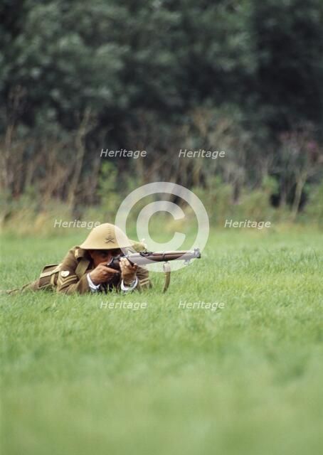 First World War re-enactment event, Festival of History, Stoneleigh Park, Warwickshire, 2004. Artist: Historic England Staff Photographer.