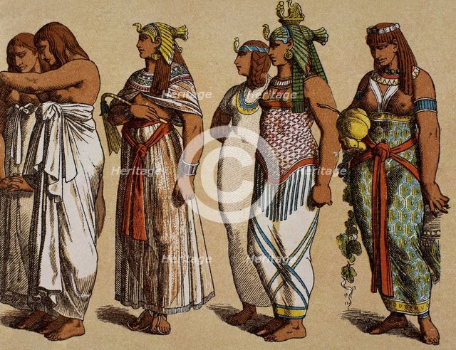 First wives of the pharaoh, Egypt.  Creator: Unknown.