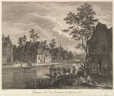 First View of the Environs of Antwerp (Premiere Vue des Environs d'Anvers). Creator: Maria Fr Ozanne