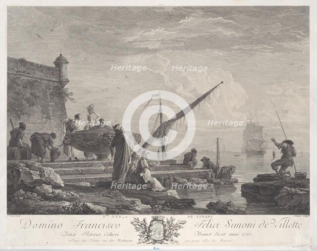 First View of the Levant, ca. 1760. Creator: Jacques Aliamet.