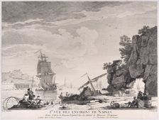 First View of the Surroundings of Naples, ca. 1776. Creator: Pierre François Basan