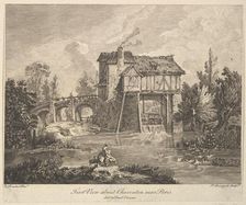 First View of Clarenton near Paris, mid to late 18th century. Creator: Peter Paul Benazech