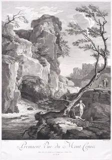 First View of Mount Cenia, ca. 1750-1800. Creator: Jacques II Chereau