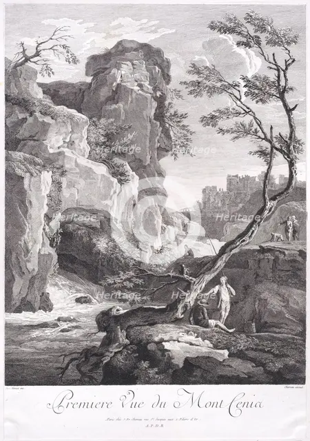 First View of Mount Cenia, ca. 1750-1800. Creator: Jacques II Chereau.